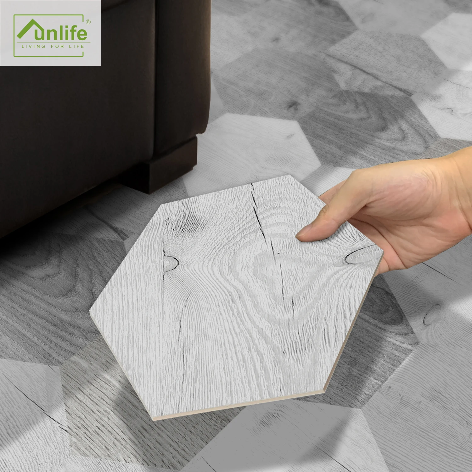 

Funlife® Light Wood Anti-Slip Ground Stickers Home Self-Adhesive Eco-Friendly PVC Floor Stickers Peel Stick Bathroom Decorative
