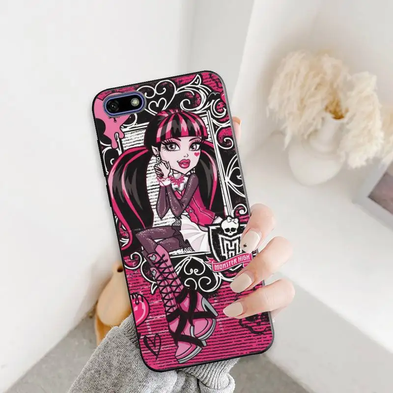 

Monsters High Anime Fitted Phone Case For Xiaomi 5 6 8 9 10 F1 X Se Lite Pro Note Mix 2 3 10 Cover