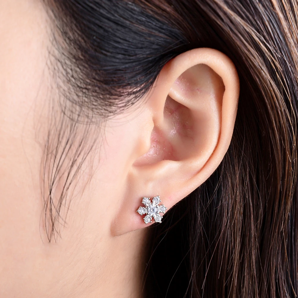 Женские серьги гвоздики из серебра 2020 пробы с фианитом|Серьги-гвоздики| |