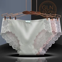 women s underwear female panties crotch briefs sexy lace low waist cotton ultra thin mesh nylon striped lingerie 021