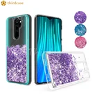 Динамический жидкий силиконовый чехол для Xiaomi Redmi 9T 9AT 9C NFC 8A 7A 6 Pro 5 Plus, блестящий чехол для Redmi Note 8 2021 9S 8T 9T 5 7 9Pro