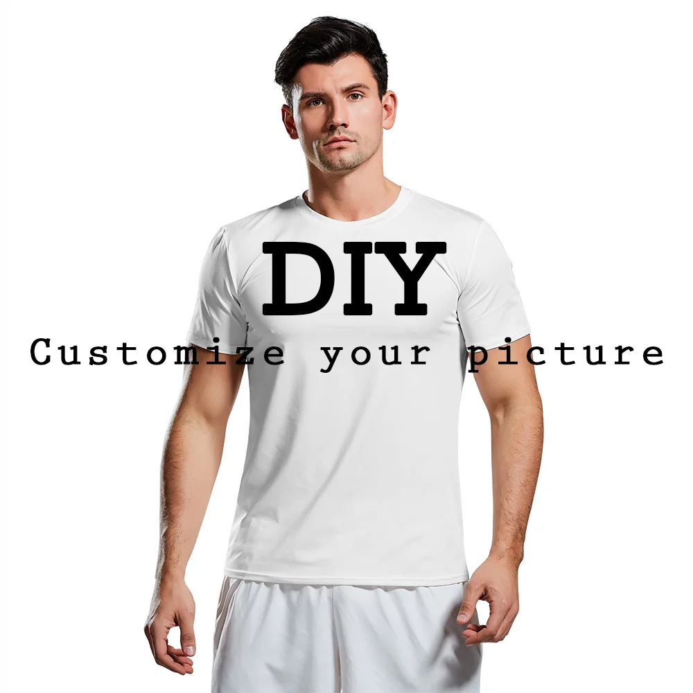 

NADANBAO DIY customize T-shirt women 3D Digital 1MOQ Elasticity T shirt for woman S-XXXL