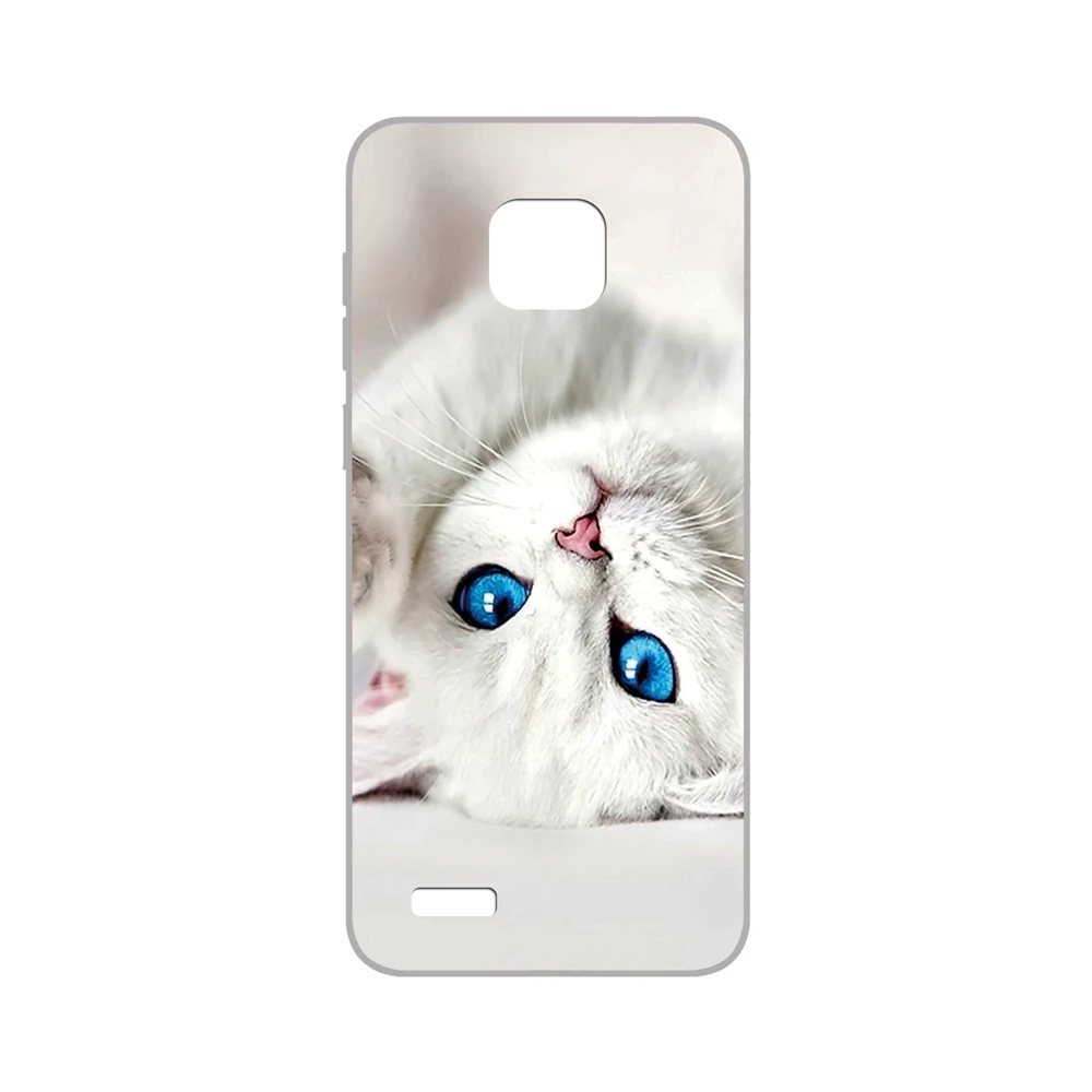 GUCOON Silicone Cover for Ulefone Note 7 S11 6.1inch Case Soft TPU Protective Phone Case Cartoon Wolf Flower Cat Bumper Shell