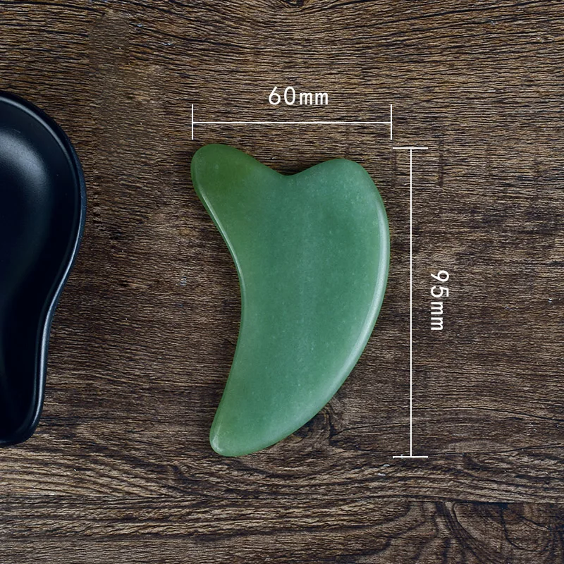 100% Natural Dongling Jade Big Size Triangle Guasha Scraping Board Beauty Salon Massage Plate Good Quality |