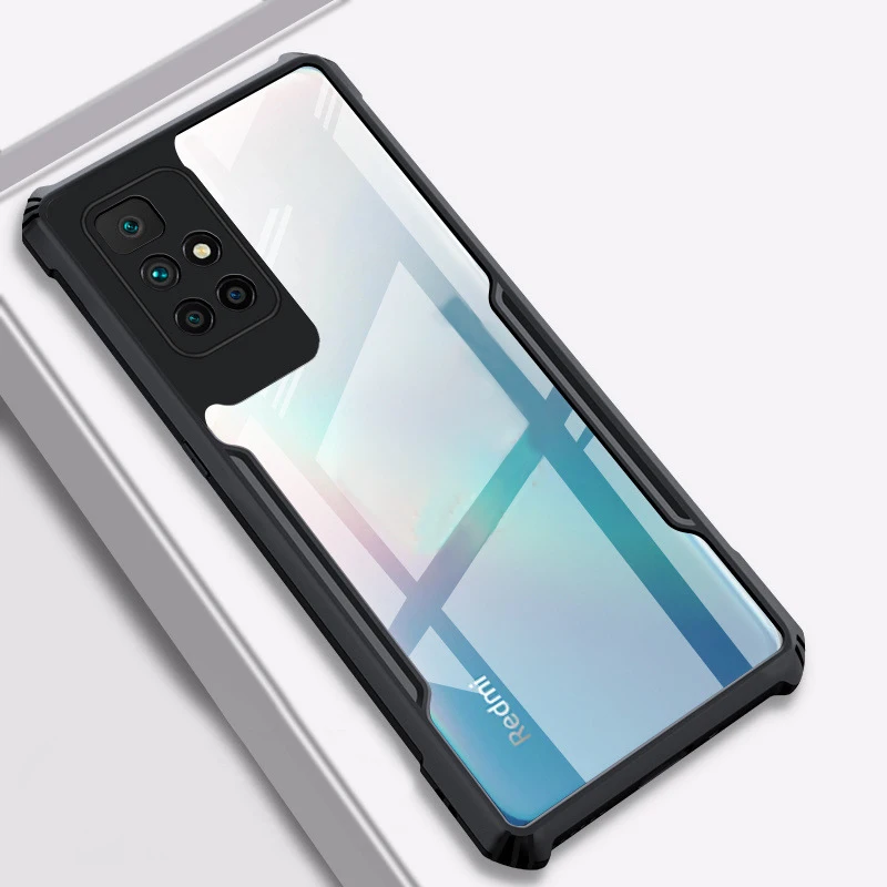 

Redmi10 Case Transparent Shockproof Phone Cover For Xiaomi Redmi 10 Redmy Redme Redm 10 Camera Lens Protective Armor Funda Coque