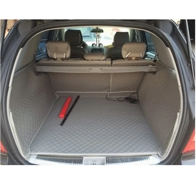 

Good mats! Special trunk mats for Mercedes Benz ML W164 2011-2006 waterproof durable cargo liner mats boot carpets
