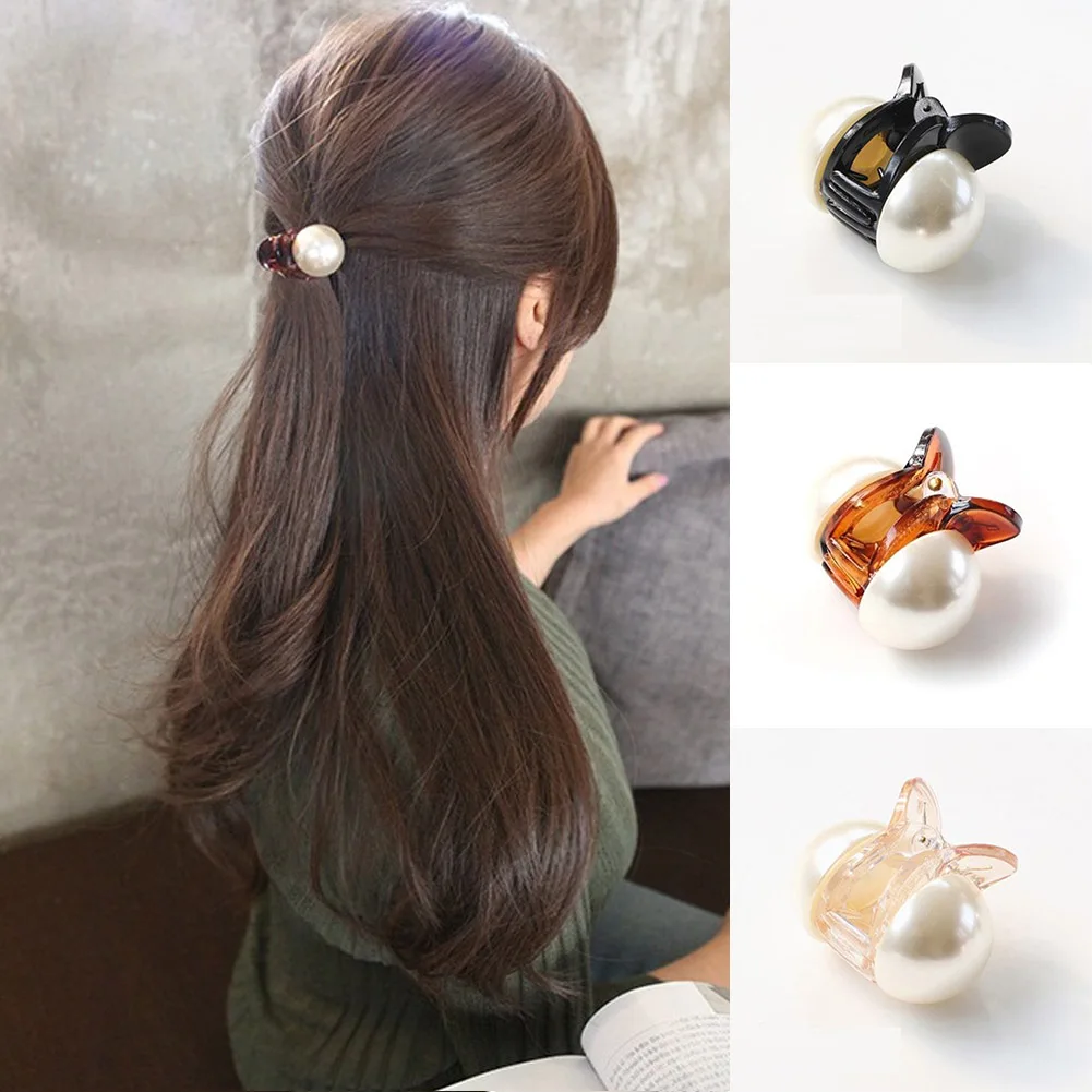 1PC Fashion Women Girls Pearl Crystal Rhinestone Hairpins Mini Crown Hair Claw Vintage Retro Clips Accessories Headwear |