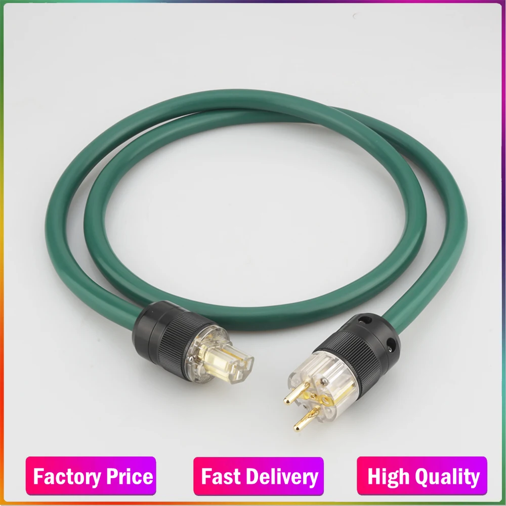 

P107 AC Schuko Power Cable with C13 IEC Power cord hifi AMP/CD Mains Schuko Power Cable HIFI Power Cable Audiophile