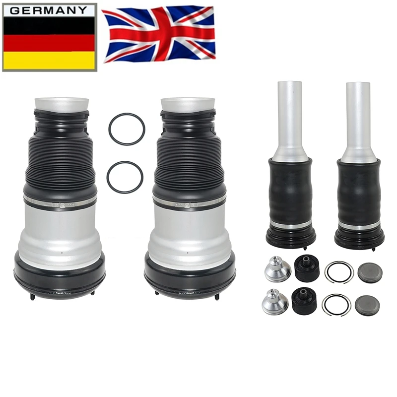 

AP02 Rear & Front Air suspension Spring Bags FOR Mercedes W220 S 55 63 65 AMG 280 320 350 400 430 500 600 CDI