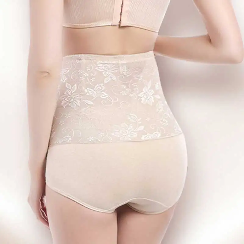 Высокая талия брюшной контроль брюки женские облегающее нижнее белье сжигающие