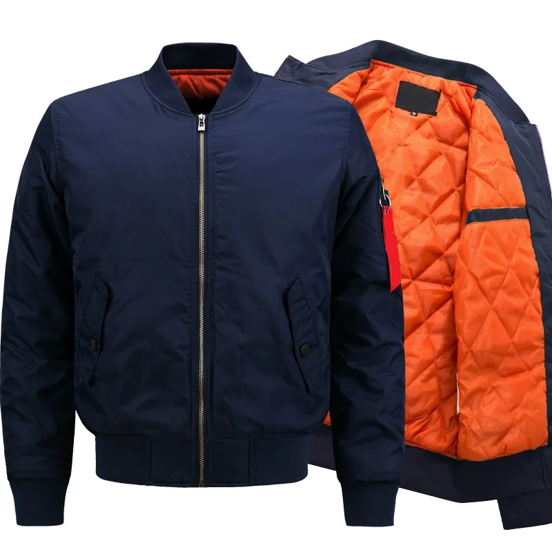 Мужская демисезонная теплая куртка-бомбер MA1 7Xl 8Xl модная брендовая куртка с