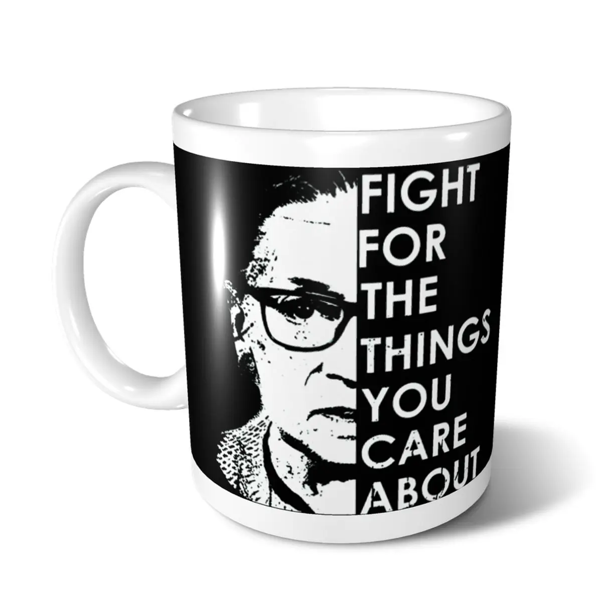 RBG винтажная известная рубашка Феминистская кружки молочный Кофе Чай пивная
