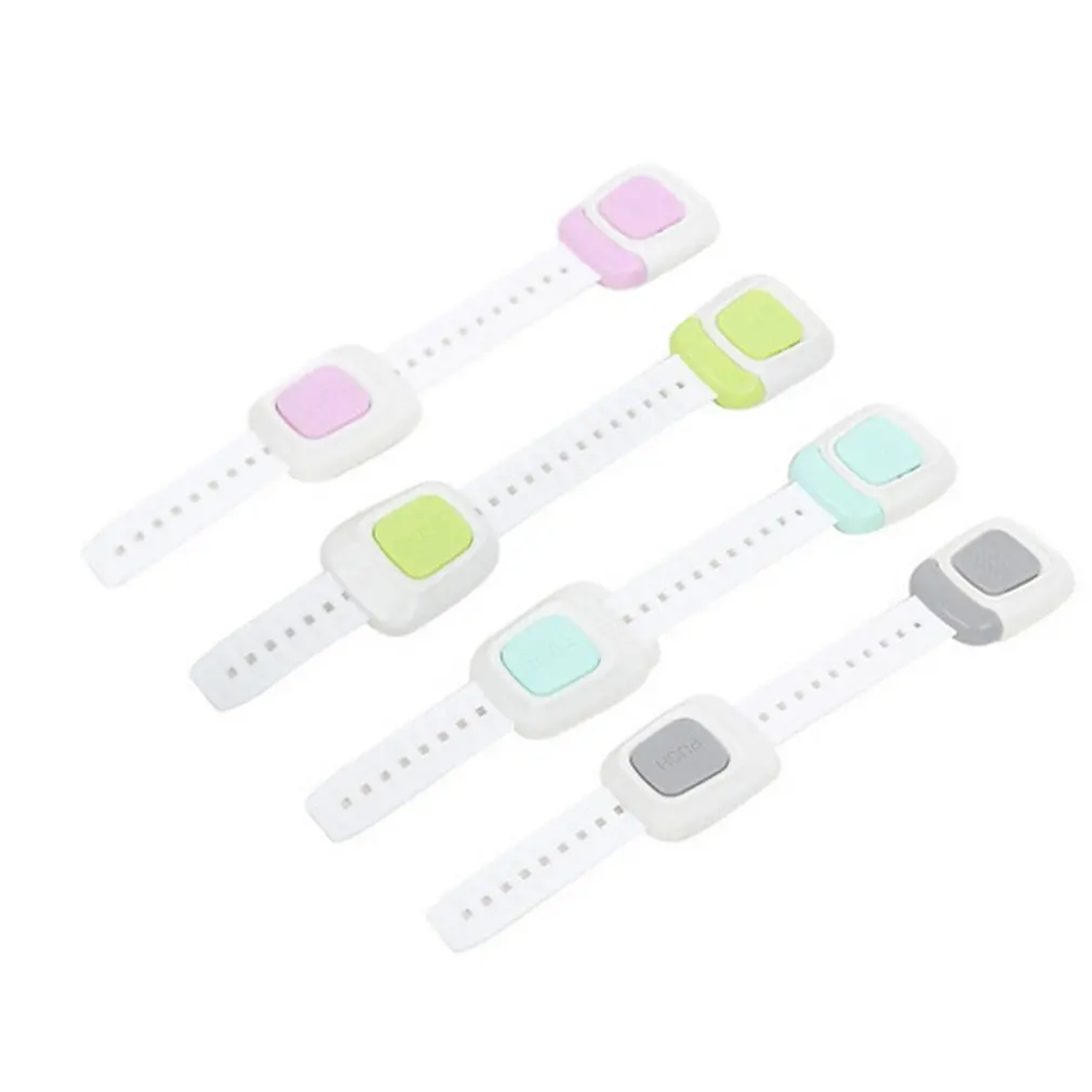 Многофункциональный замок безопасности для детей двойная кнопка дверной ящика