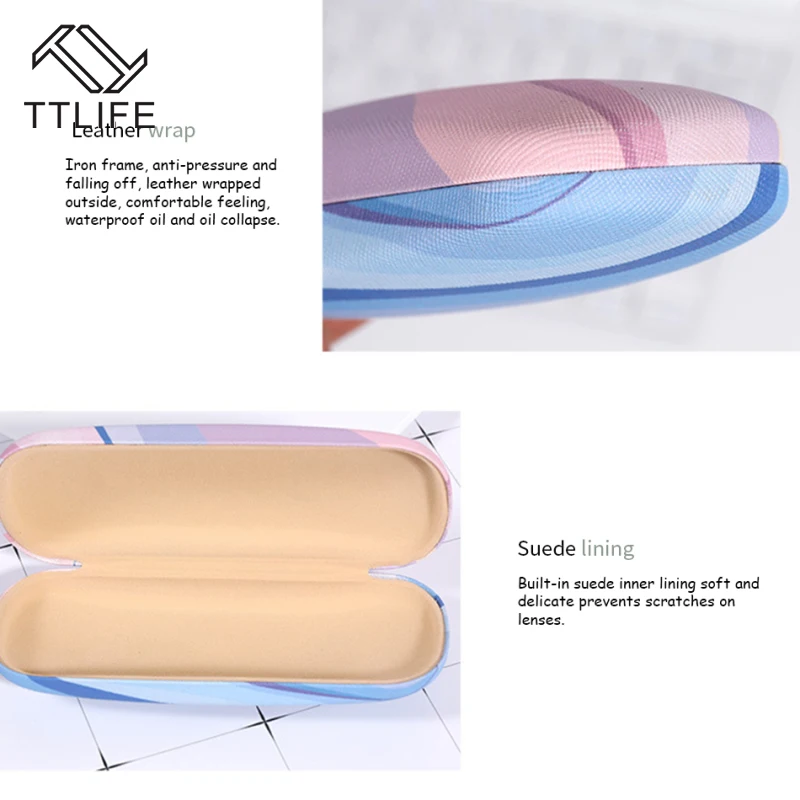 

TTLIFE Eyewear Cases Box Nordic Fresh Sunglasses Hard Eye Glasses Case Eyewear Protector Box Pouch Bags Sun Glasses Accessories