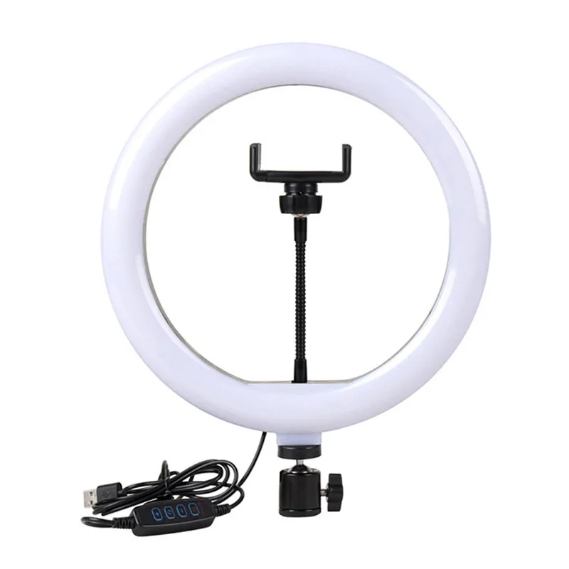 

New LED Light Ring Lamp Tripod Round Selfie Ring Light with Tripod for Mobile Phone tiktok youtube Photography Lamp Ringlights