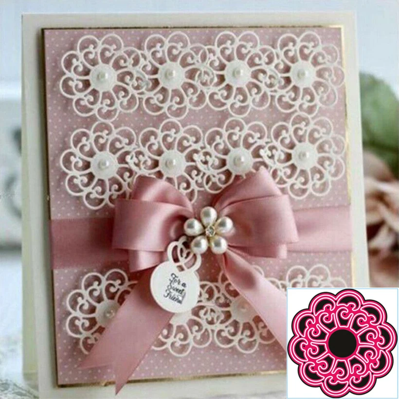 

Металлический трафарет «сделай сам» для вырезания цветов для «сделай сам» скрапбукинга альбома декоративного тиснения вырезанные бумажные карты инструмент