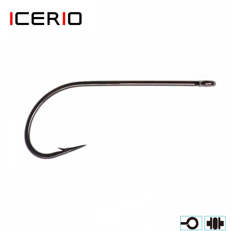 ICERIO 50 шт. крючок для вязания мушек 2XL Стандартный Стингер фотокрючок узоров