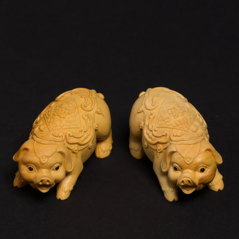 Статуэтка свинка Fu искусственное животное миниатюрный креативный домашний