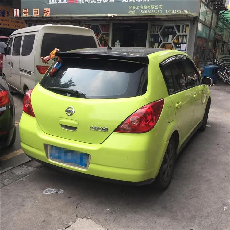 For Versa Spoiler 2006-2010 Nissan Tiida DFCK ABS plastic Material Car Rear Wing Color | Автомобили и мотоциклы