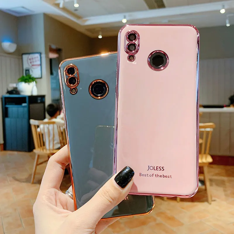 Luxury Silicone Case For Huawei P20 Lite phone Case For p20 lite Cover Shockproof Stand Ring Holder Case Huawei p20 Lite Pro