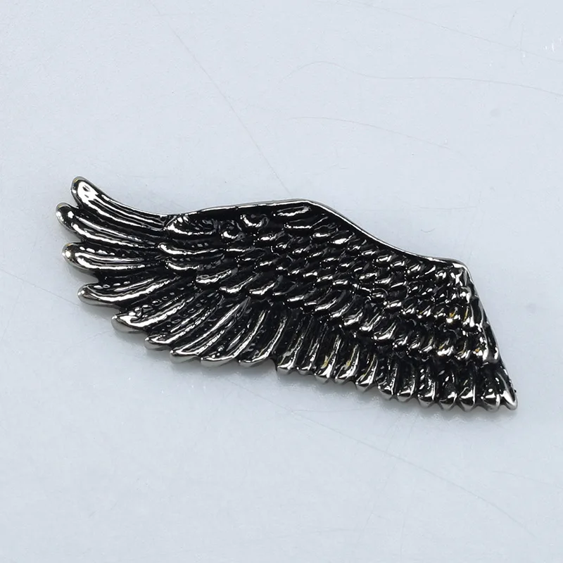 

Silver Gold Angel Flying Wing DIY Metal Badge For ZP Kerosene Oil Lighter Grind Wheel Lighter Decor Accessory Metal Badge