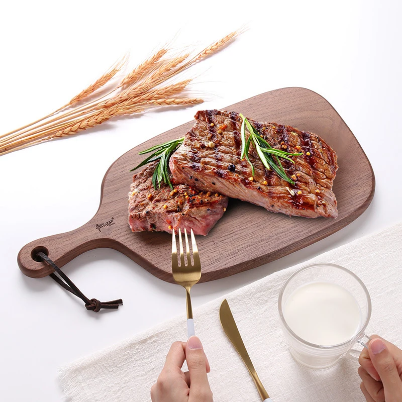 Кухонный деревянный разделочный блок доска для резки акации пиццы хлеба фруктов