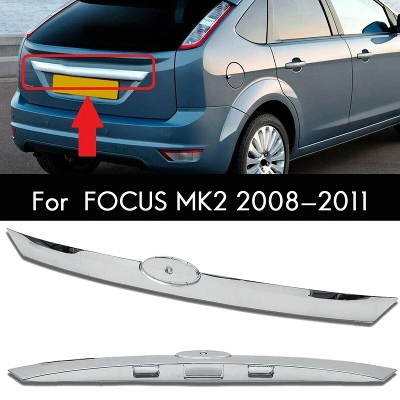 Хромированная Задняя Крышка багажника для Ford Focus MK2 2008 2011 1581833|Крышки и детали