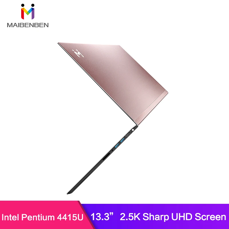 Ноутбук MAIBENBEN JinMai5 13 3 дюйма Intel Kaby Lake 4415U 4 Гб ОЗУ 128 SSD DOS с 2560*1440 Sharp UHD IPS|Ноутбуки| |