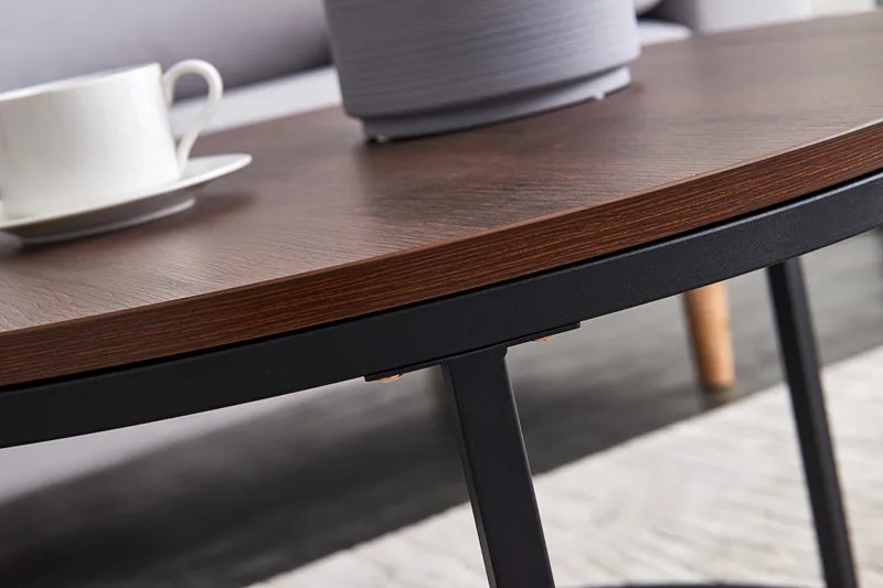 

Tea Table End Table Modern Round Coffee Table for Living Room Bedroom Small Table