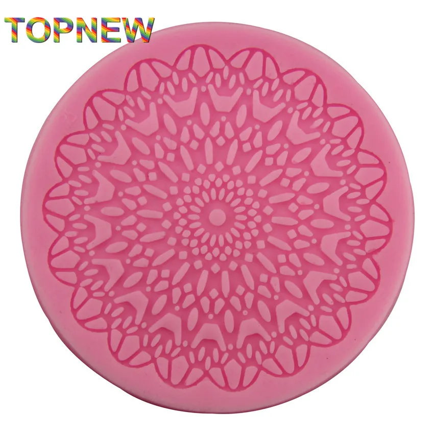 Силиконовая модель торта с кружевом помадка резак для печенья украшение