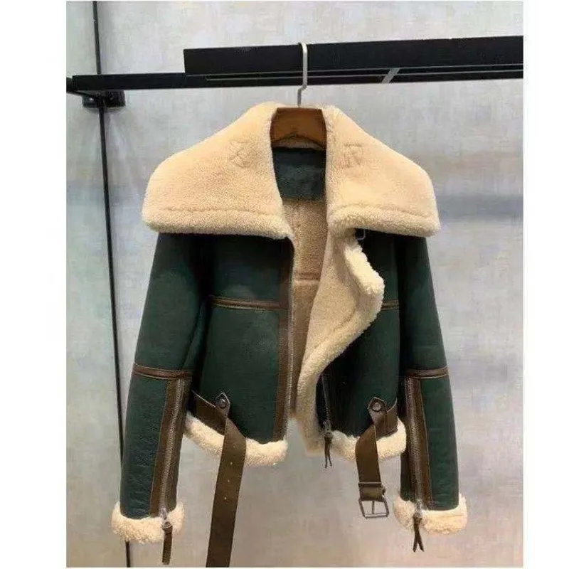 

Coats Jackets Women Faux Fur Teddy Outerwear Female Overcoat Bomber Jacket Winter Coat Fashion Vintage Suit Harajuku Gothic