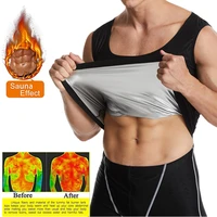 men polymer sweat shaper vest body shaper waist trainer 5xl slimming women tank top workout shirt weight loss body shapewear