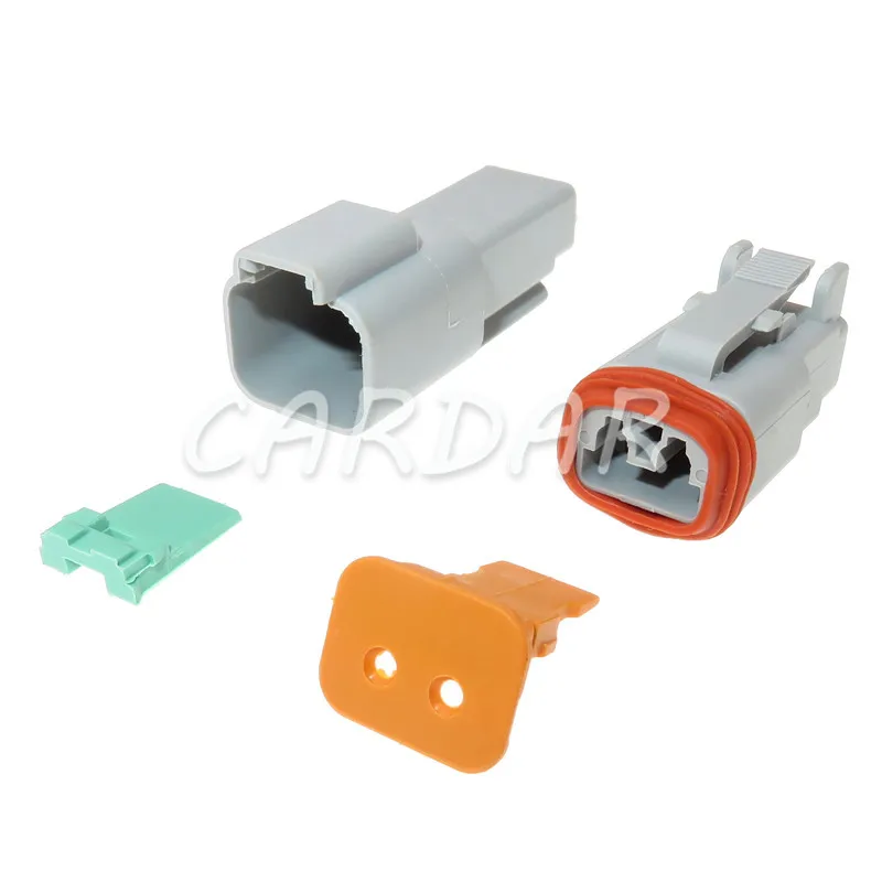 

1 Set 2 Pin DT04-2P AT04-2P DT06-2S AT06-2S DT Series Waterprooof Auto Plug Car Connector For Deutsch