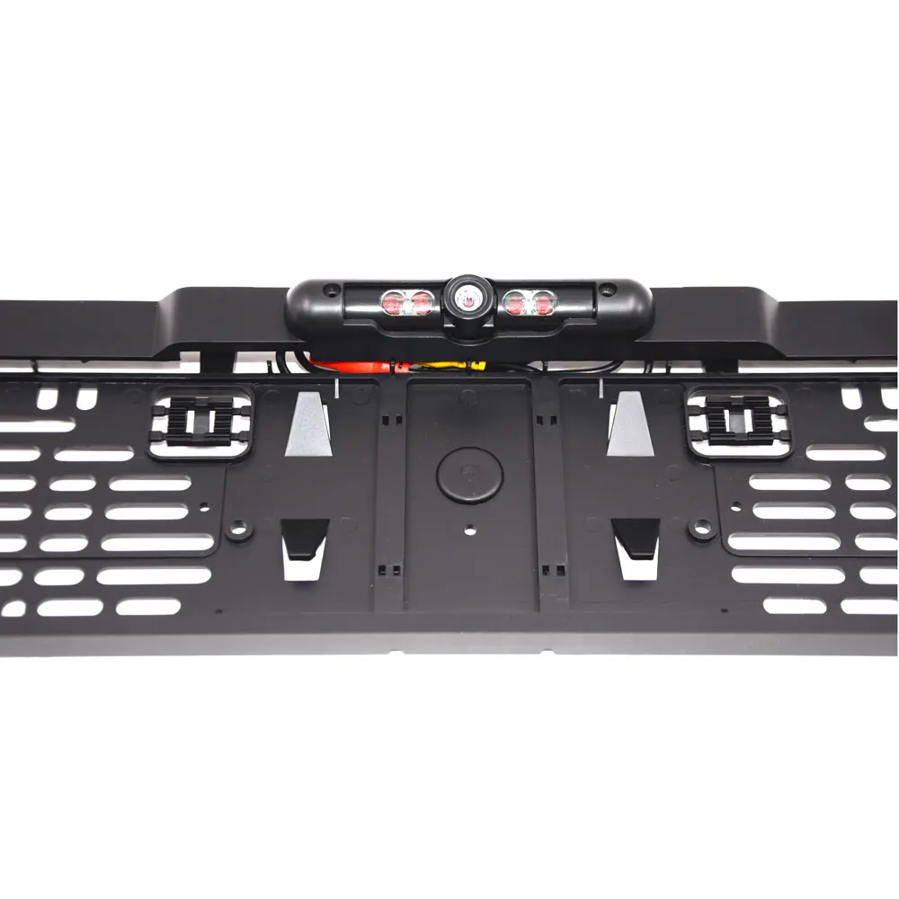 

2021 New Car Rear View camera EU License Plate Frame Reverse Cameras waterproof Night Vision IR BackUp for Parking Monitor gps