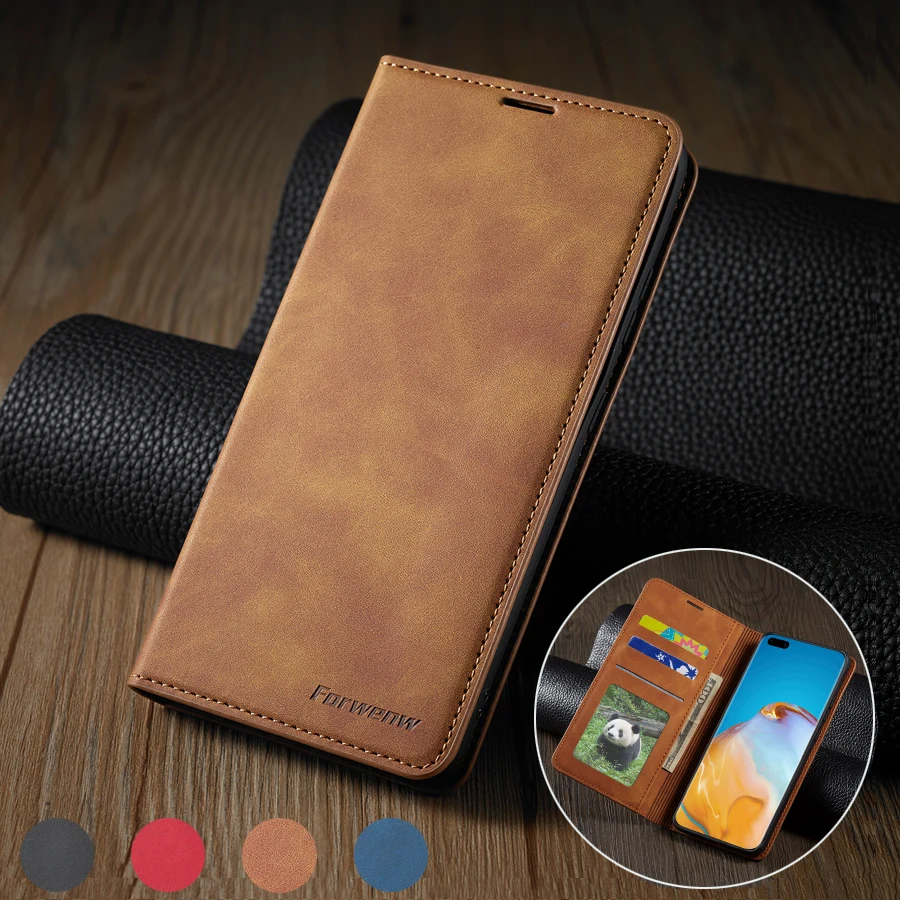 

Кожаный чехол-бумажник для Huawei P40 Lite/Pro P30 Lite/Pro P20 Lite/Pro P Smart 2019/2020 Mate 30/20 Lite/Pro Honor 10 Lite 20S