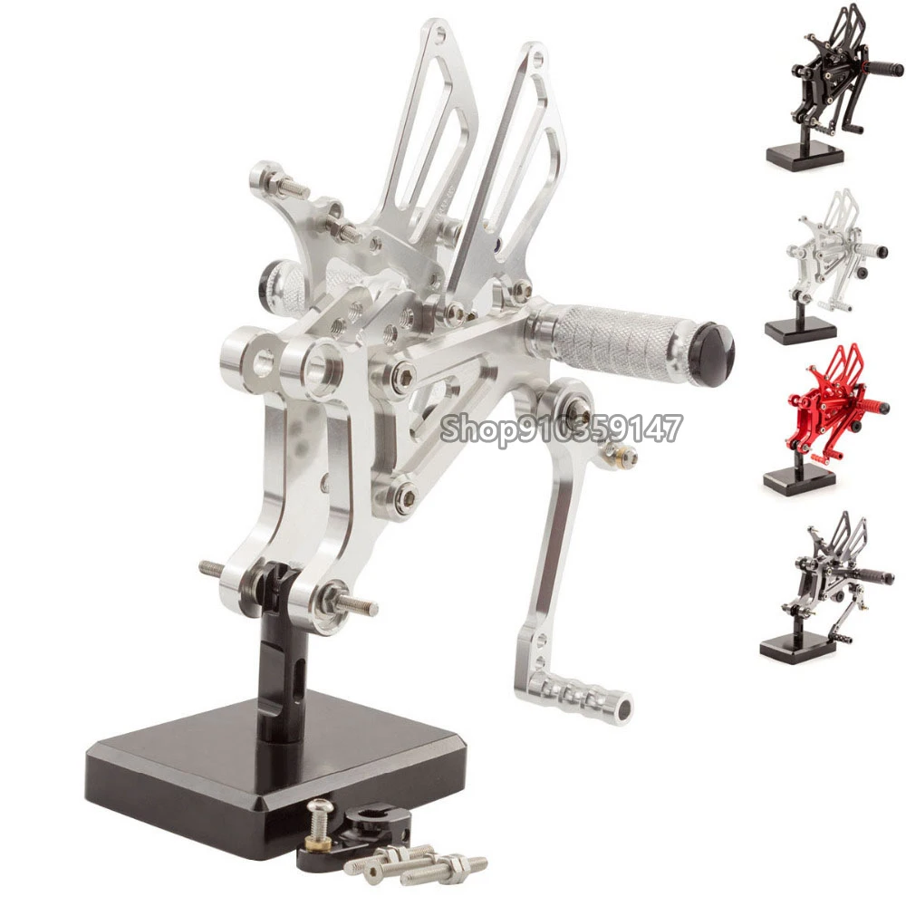 

Motorcycle Adjustable Rearsets Foot pegs Footrest for Aprilia RS4 125 2012-2016 2013 2014 2015