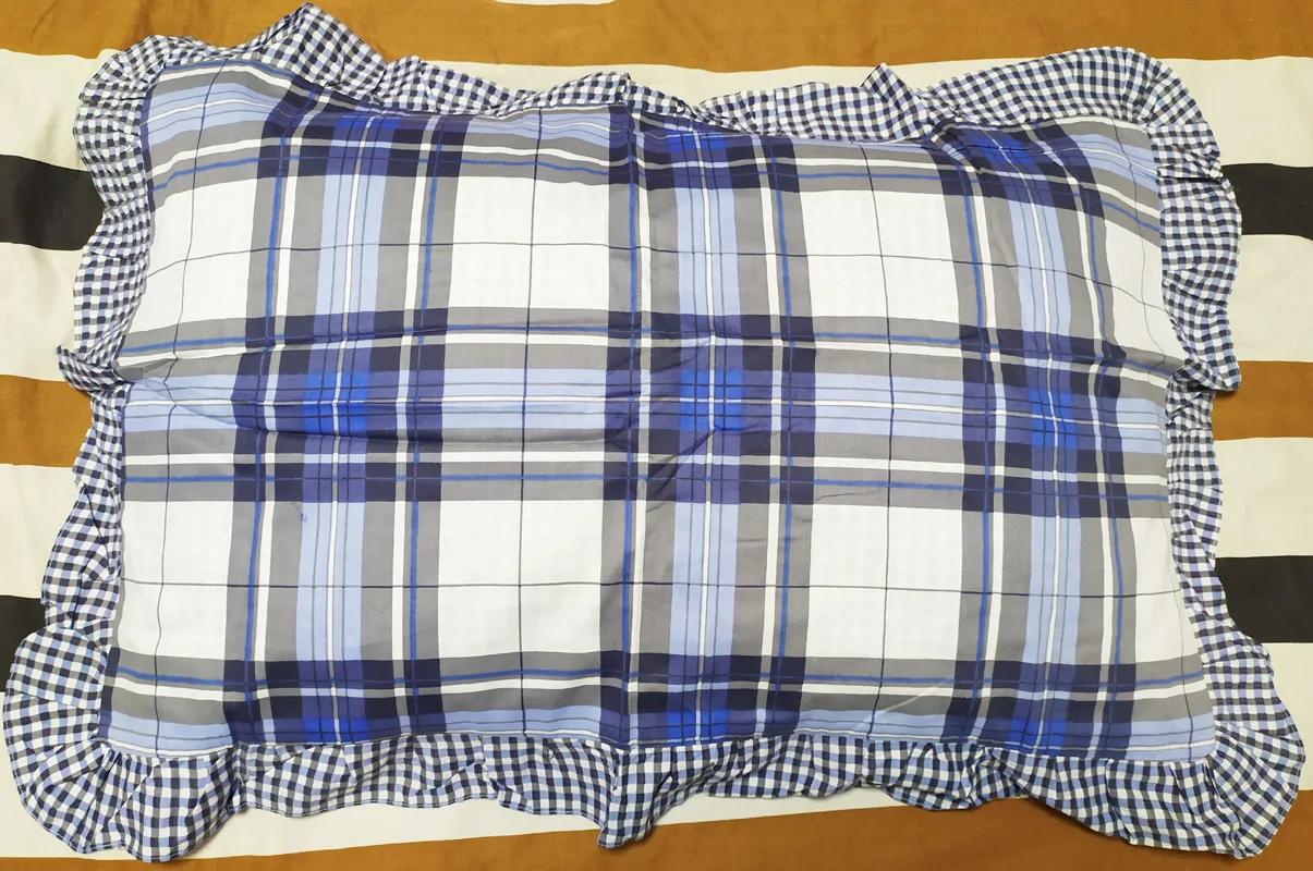 

Home Hotel Bedroom Cotton Single Pillowcases 48*74cm Ruffle Pillow Case Pillow Sack Pillow Cover Pillowslip Bedding Bedclothes
