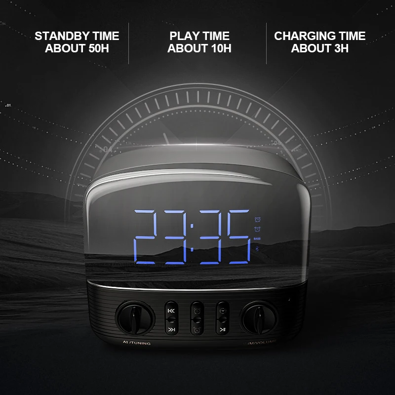 SOAIY умная колонка с голосовым управлением беспроводной Bluetooth аудио портативный