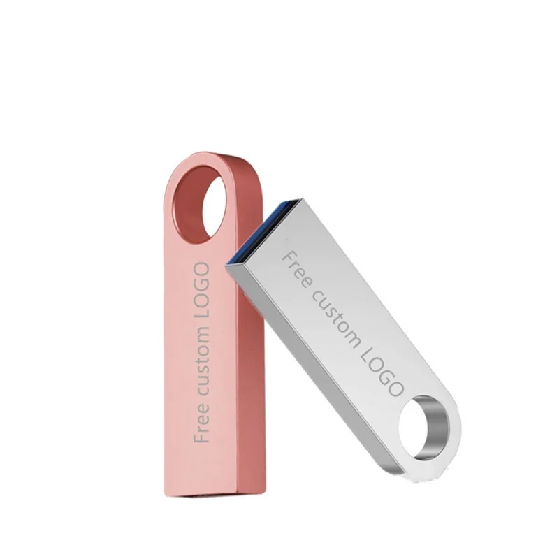

Gift Key Ring Usb Flash Drive 32Gb Pendrive 8Gb Metal Memory Stick 64Gb Flash Disk Pen Drive 16Gb Cle Usb 128Gb Free Custom Logo
