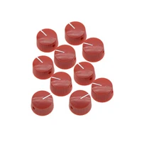 10pcs red vintage style barrel guitar amp knob 6 35 amplifier knobs for fender guitar knob guitar parts freeshipping dropshiping