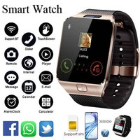 wholesale smart watch menwomen bluetooth call sim card wristwatch with camera business smart clock music fashion watches dz09