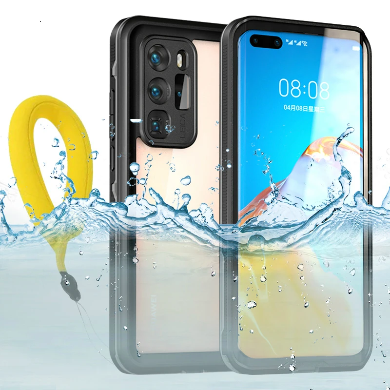 Водонепроницаемые противоударные аксессуары для телефонов Huawei P40 Pro P30 чехол с