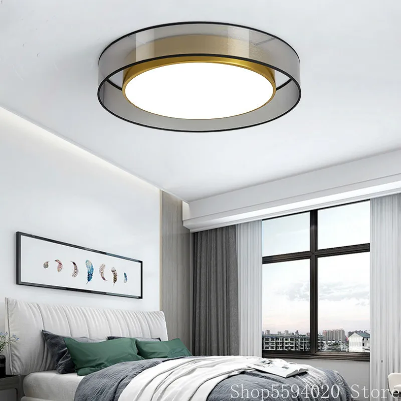 

Американский потолочный светильник Master для спальни, светодиодная лампа в стиле постмодерн, роскошный скандинавский супер яркий простой св...