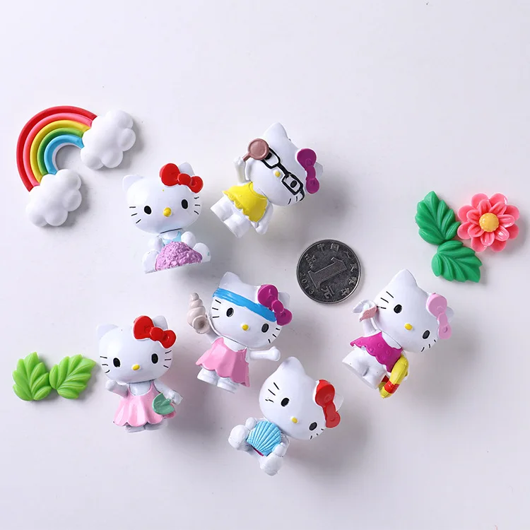 Магниты на холодильник анимация Мультяшные очки музыка Кот 3D кукла милые