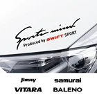 Автомобиль наклейки на лампу Декор бровей для Suzuki Jimny Свифт Vitara Ignis GrandVitara Alto Baleno SX4 Samurai автомобильные аксессуары наклейки