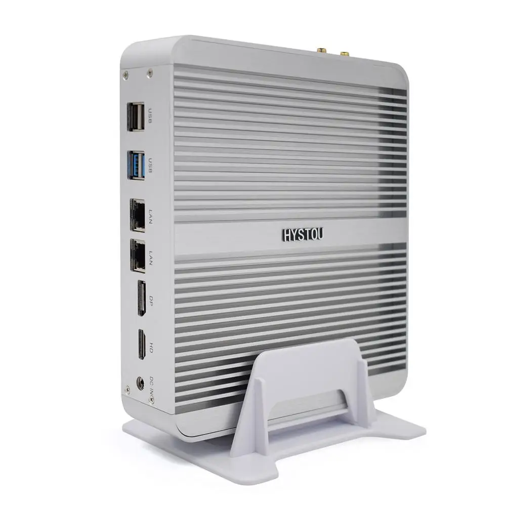 HYSTOU FMP03B Мини ПК i5-7260U 8 ГБ+ 128 ГБ/8 ГБ+ 256 ГБ двухъядерный Win10 DDR4 Intel HD graphics 640 3,4 ГГц безвентиляторный Миниатюрный Настольный ПК