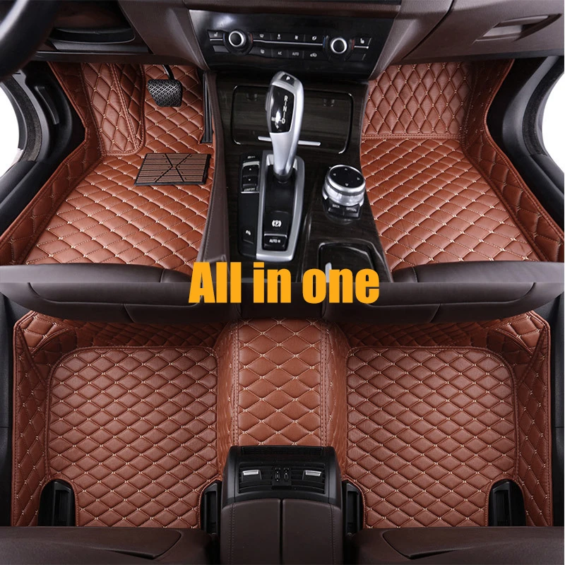 Brown Пользовательские автомобильные коврики для Subaru Forester Legacy BRZ Outback Tribeca Heritage Xv Impreza Forester автомобильный Стайлинг авто коврики для ног коврик - Название цвета: Brown