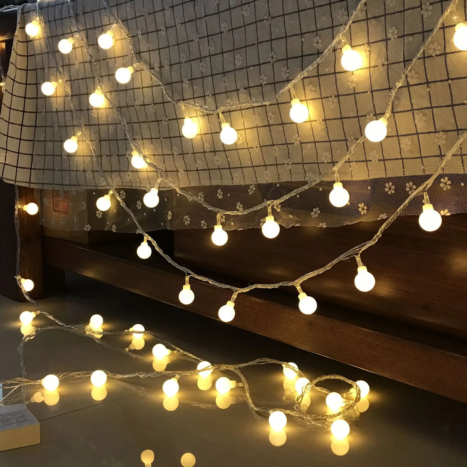 3 м/6 м Cherry шарики Led гирлянда Батарея Usb работает свадьбы Рождества на открытом