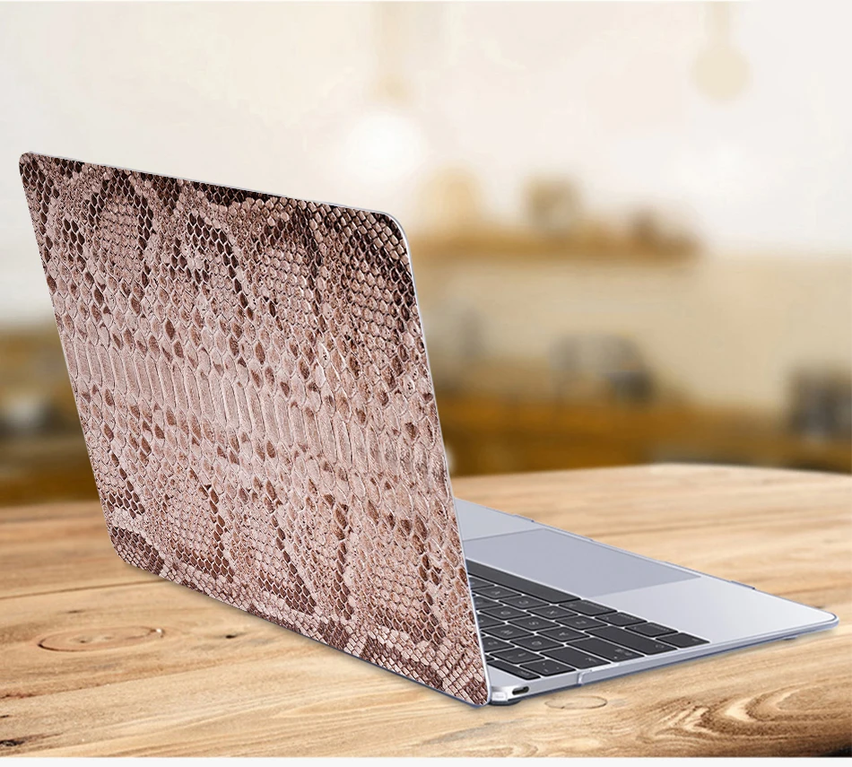 Чехол Sanmubaba для Macbook Air Pro retina 11, 12, 13, 15 дюймов, чехол с принтом кожи животных для Pro 13,3 15,4, сенсорная панель для ноутбука