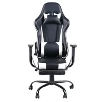 Ergonomic Office Chair Gaming Chair High Back Recliner Adjustable Computer Chair Liftable Lying Armchair with Footrest US Stock